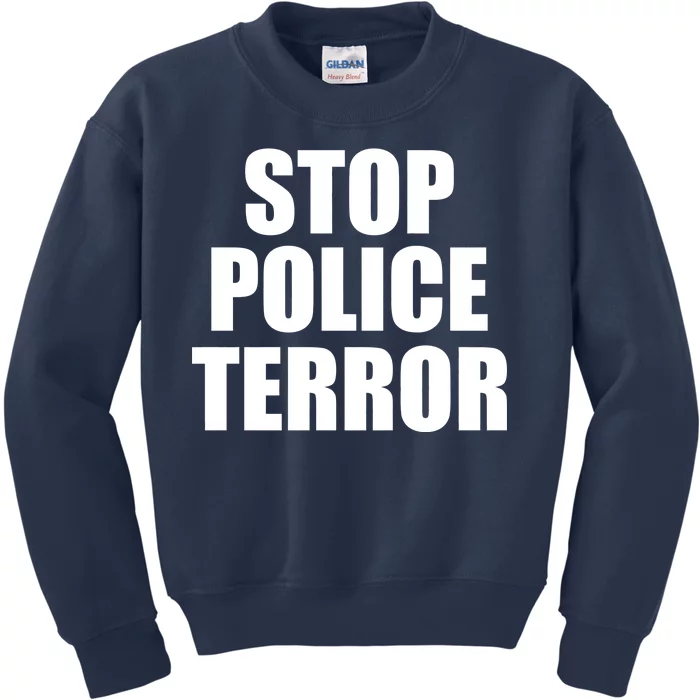 Stop Police Terror Kids Sweatshirt