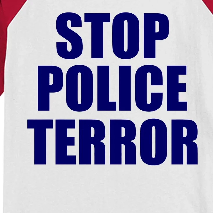 Stop Police Terror Kids Colorblock Raglan Jersey