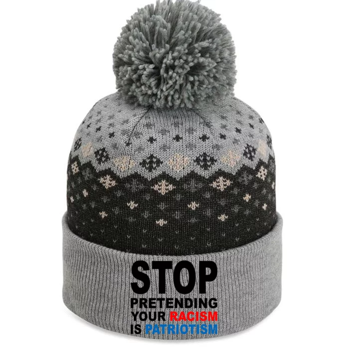 Stop Pretending Your Racism Is Patriotism The Baniff Cuffed Pom Beanie