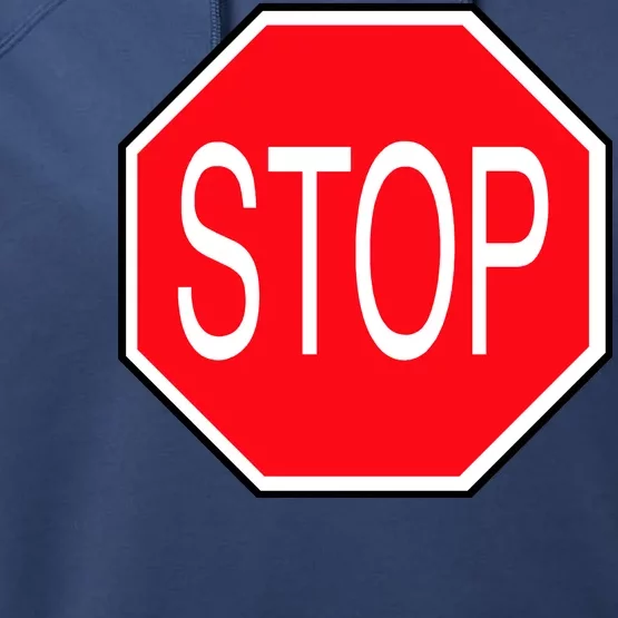 Stop Sign Performance Fleece Hoodie