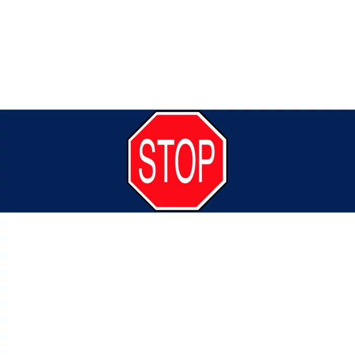 Stop Sign Bumper Sticker