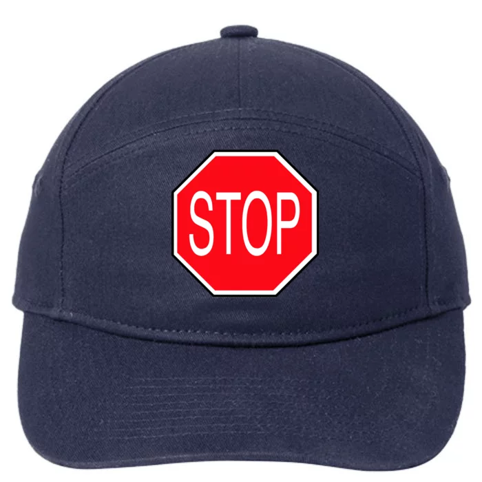 Stop Sign 7-Panel Snapback Hat