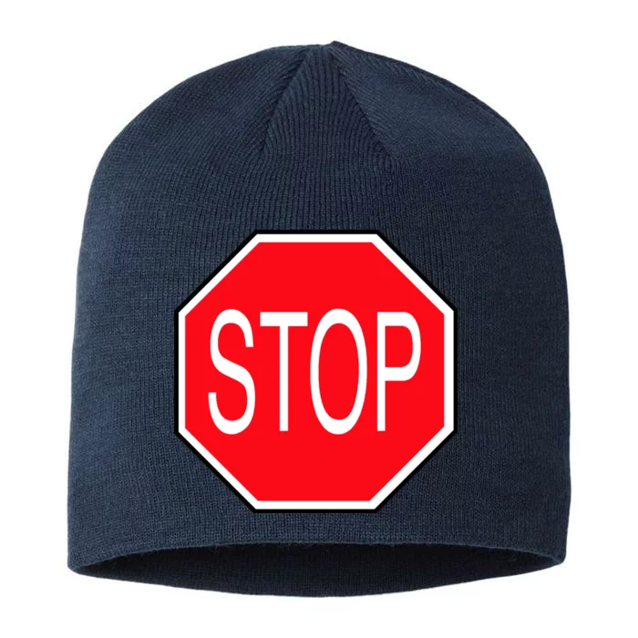 Stop Sign 8 1/2in Sustainable Knit Beanie