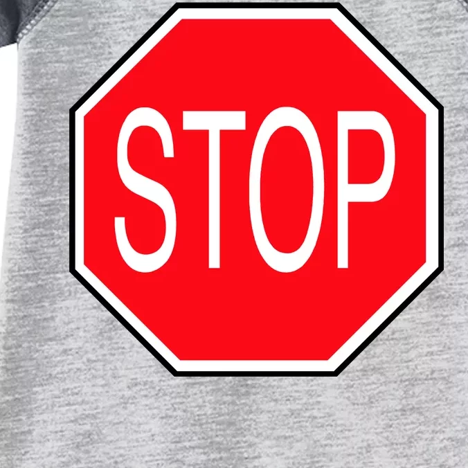 Stop Sign Infant Baby Jersey Bodysuit