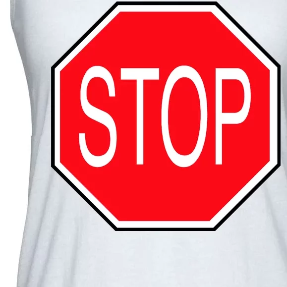 Stop Sign Ladies Essential Flowy Tank