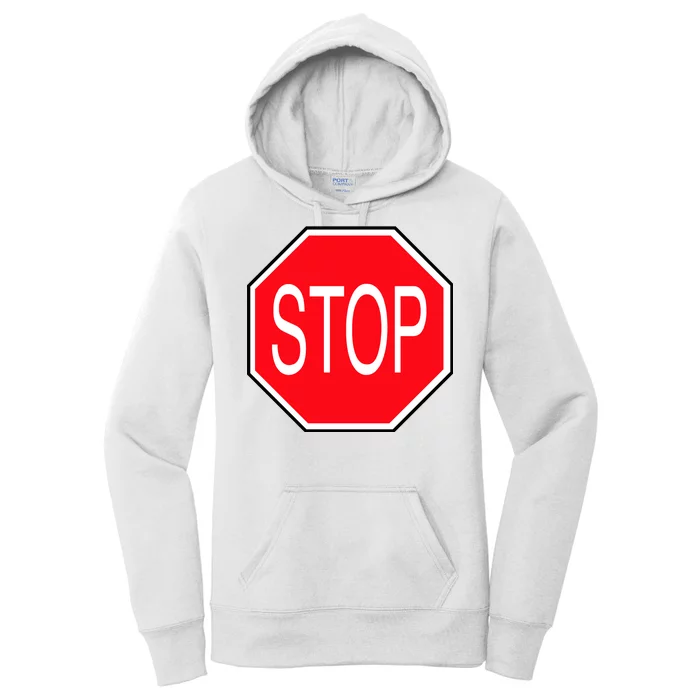 Stop Sign Women's Pullover Hoodie