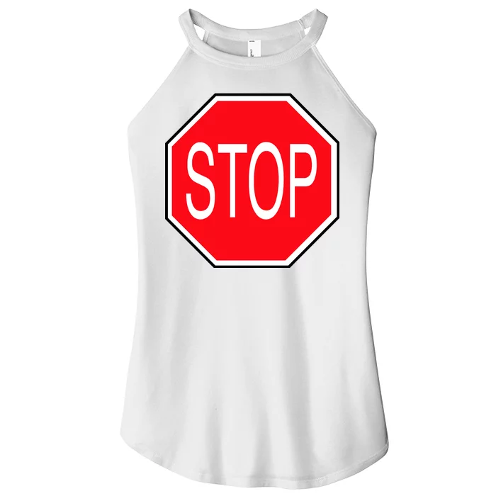 Stop Sign Women’s Perfect Tri Rocker Tank