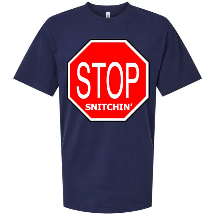 STOP Snitching Snitchin' Sueded Cloud Jersey T-Shirt