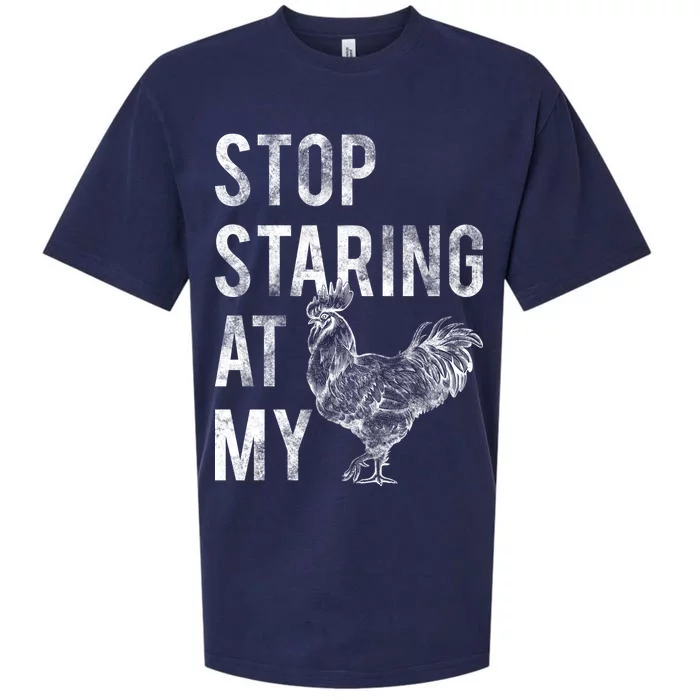 Stop Staring At My Cock Sueded Cloud Jersey T-Shirt