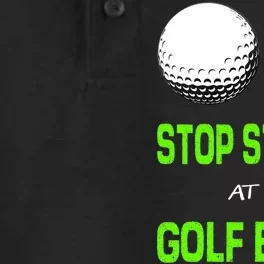 Stop Staring At My Golf Balls Dry Zone Grid Performance Polo