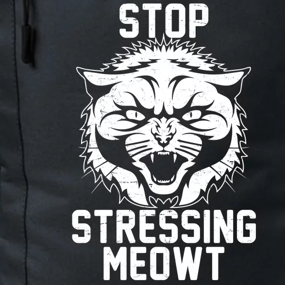 Stop Stressing Meowt Angry Cat Daily Commute Backpack