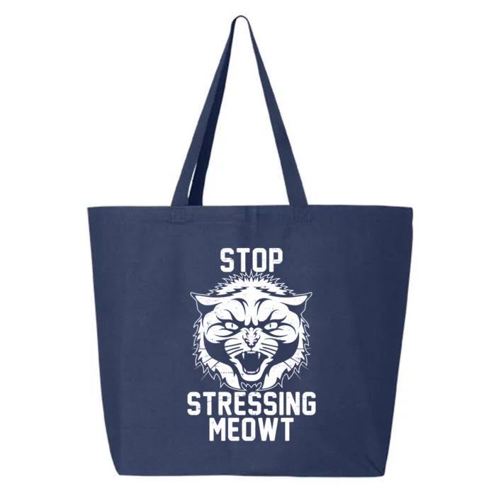 Stop Stressing Meowt Angry Cat 25L Jumbo Tote