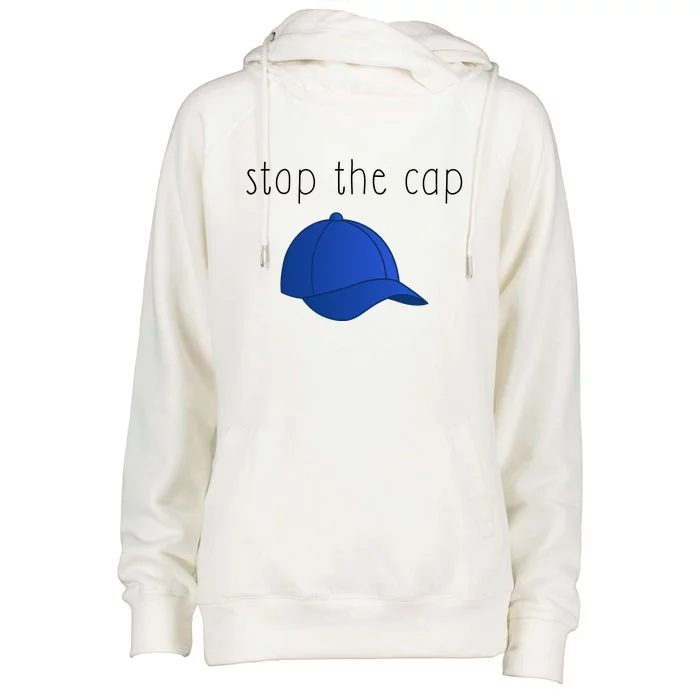 Stop The Cap Womens Funnel Neck Pullover Hood