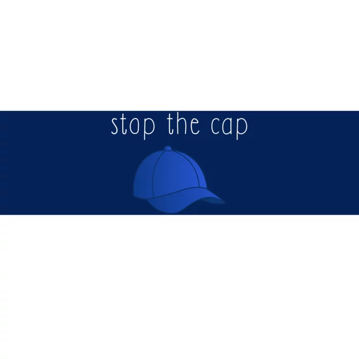 Stop The Cap Bumper Sticker