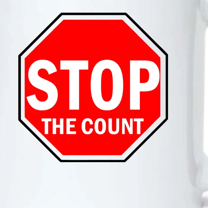 Stop The Count Black Color Changing Mug