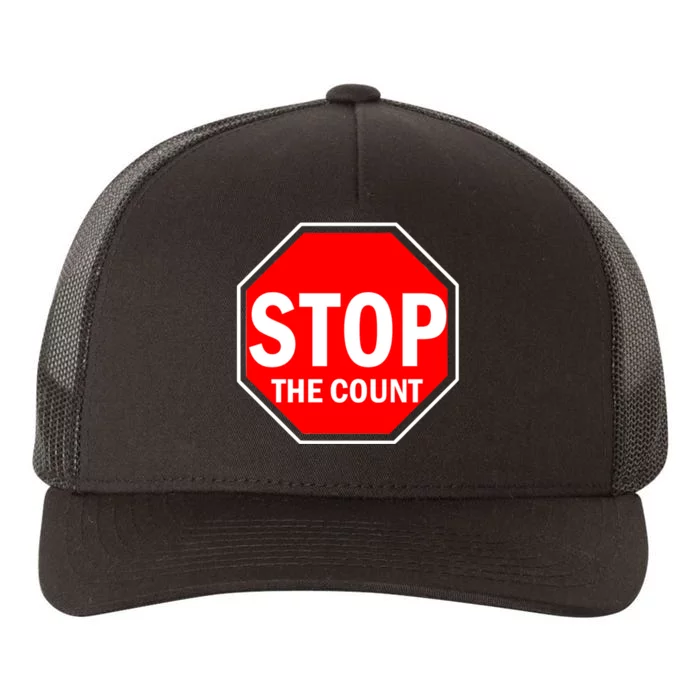 Stop The Count Yupoong Adult 5-Panel Trucker Hat