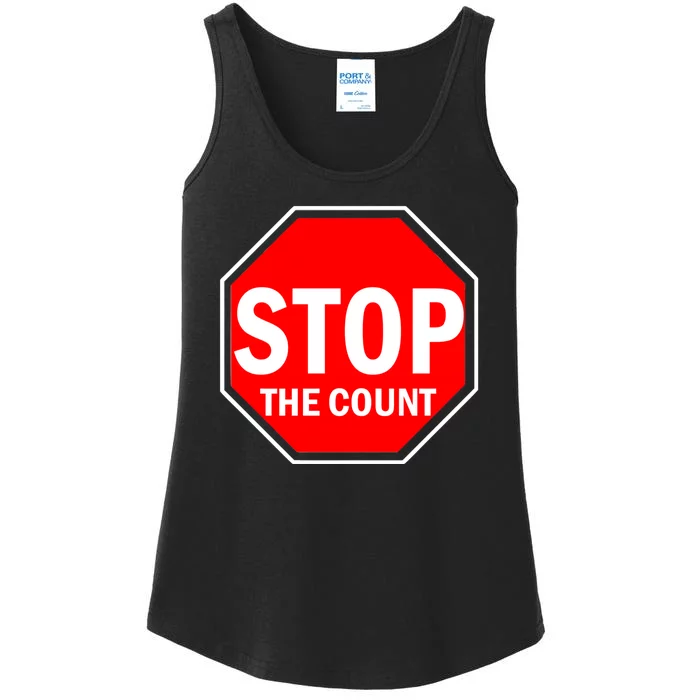 Stop The Count Ladies Essential Tank