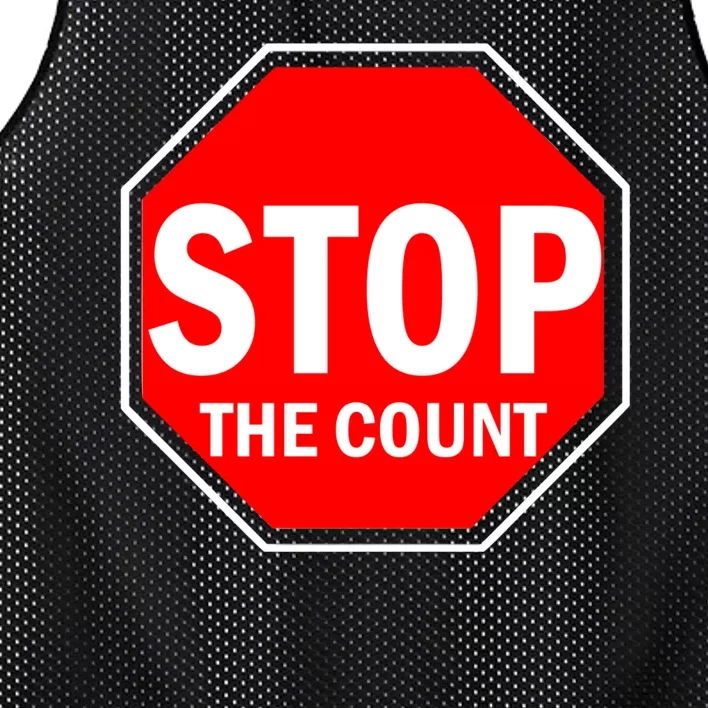 Stop The Count Mesh Reversible Basketball Jersey Tank