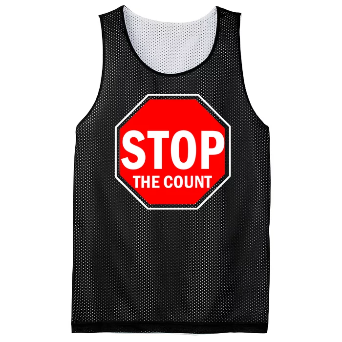 Stop The Count Mesh Reversible Basketball Jersey Tank