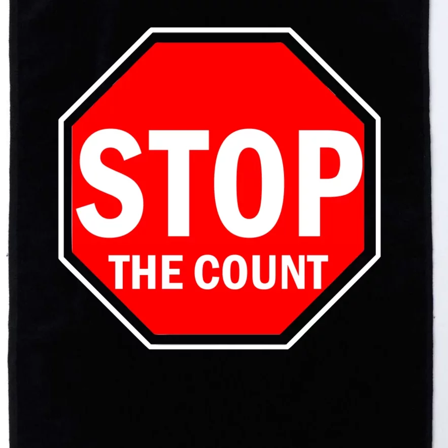 Stop The Count Platinum Collection Golf Towel