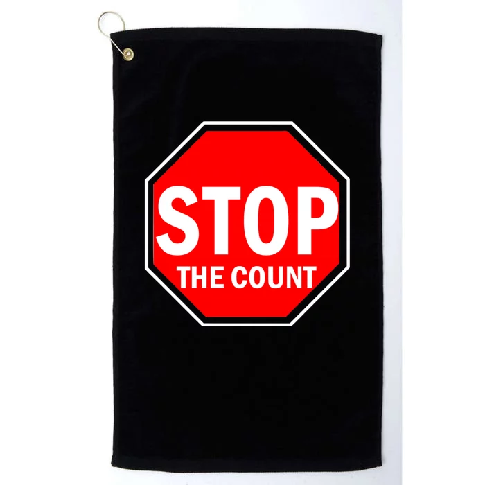 Stop The Count Platinum Collection Golf Towel