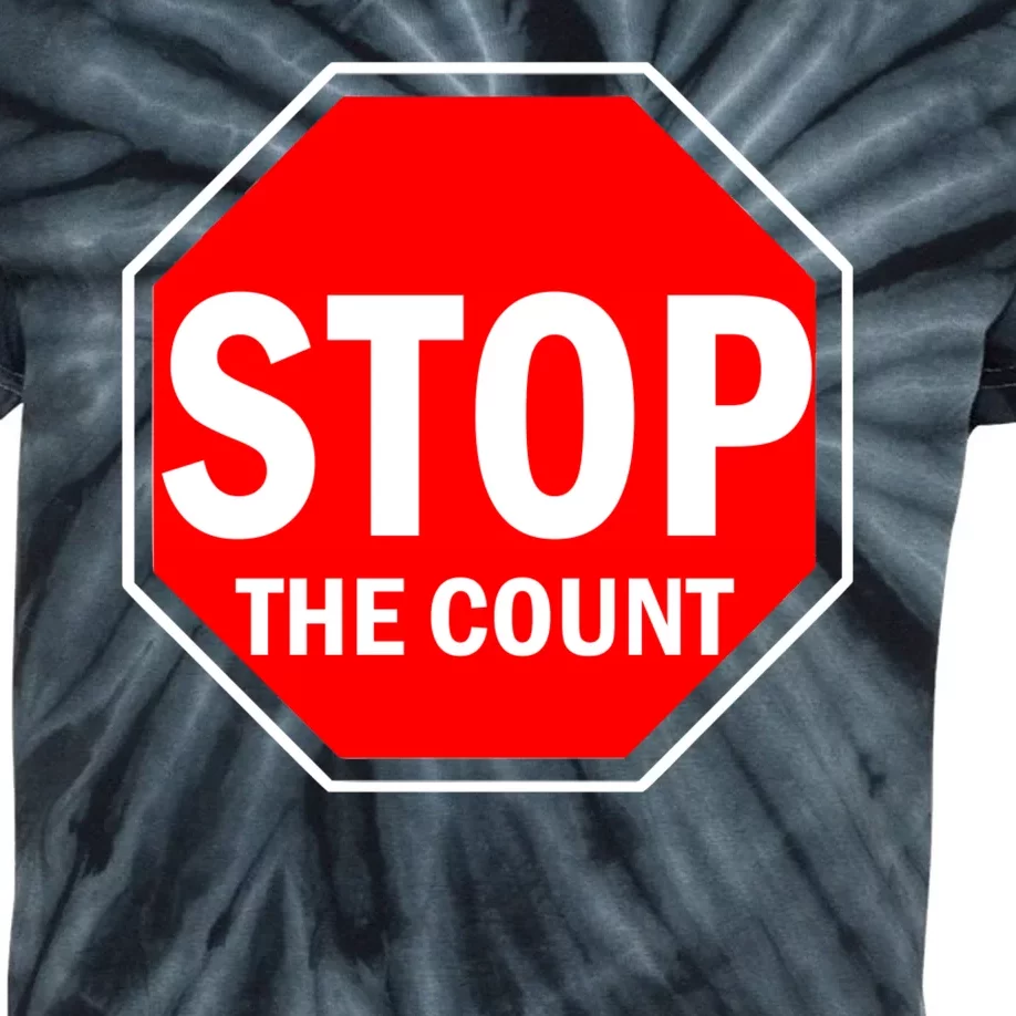 Stop The Count Kids Tie-Dye T-Shirt