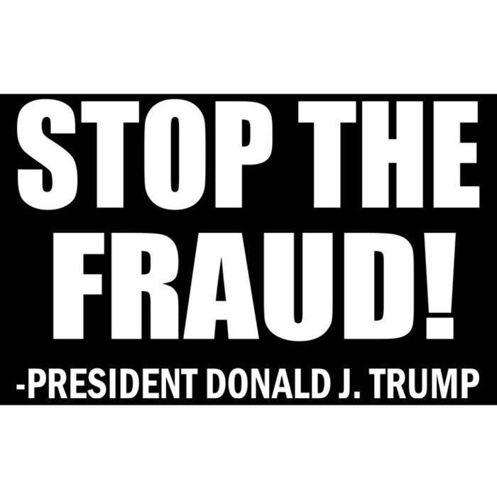 Stop The Fraud Donald J Trump Bumper Sticker