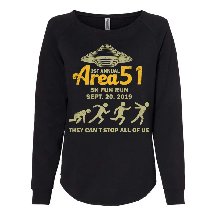 Storm Area 51 5K Fun Run Womens California Wash Sweatshirt