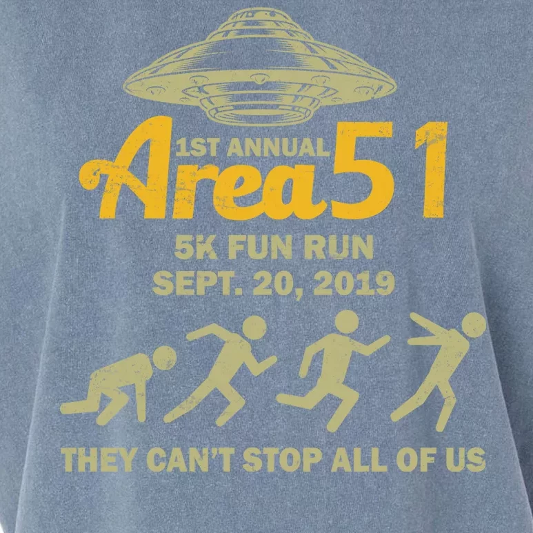 Storm Area 51 5K Fun Run Garment-Dyed Women's Muscle Tee