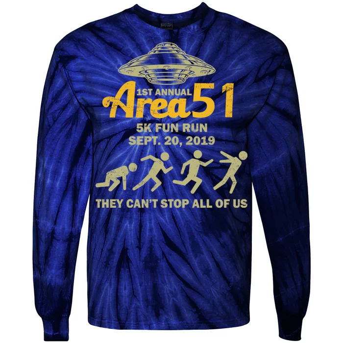 Storm Area 51 5K Fun Run Tie-Dye Long Sleeve Shirt