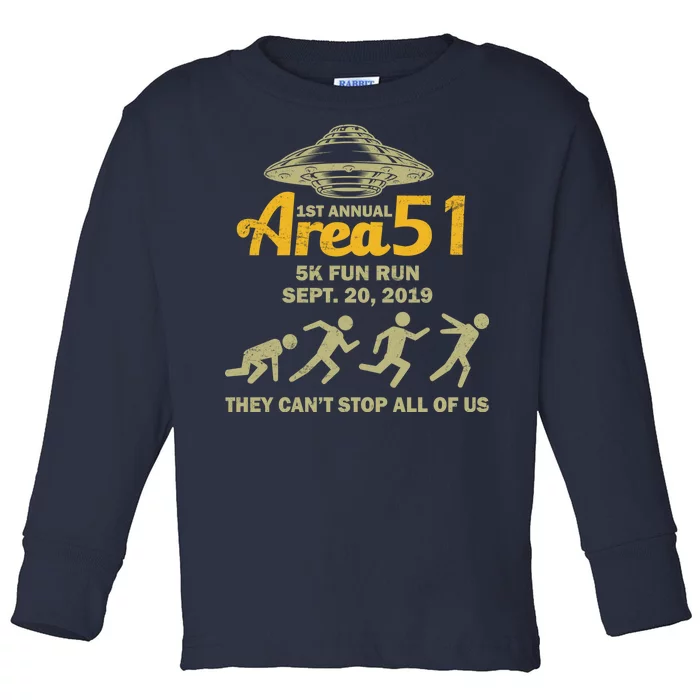 Storm Area 51 5K Fun Run Toddler Long Sleeve Shirt