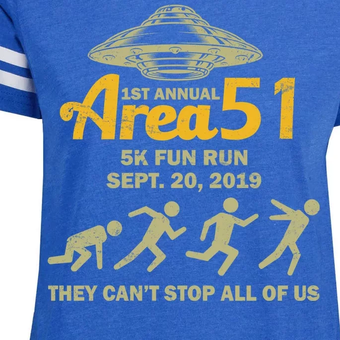 Storm Area 51 5K Fun Run Enza Ladies Jersey Football T-Shirt