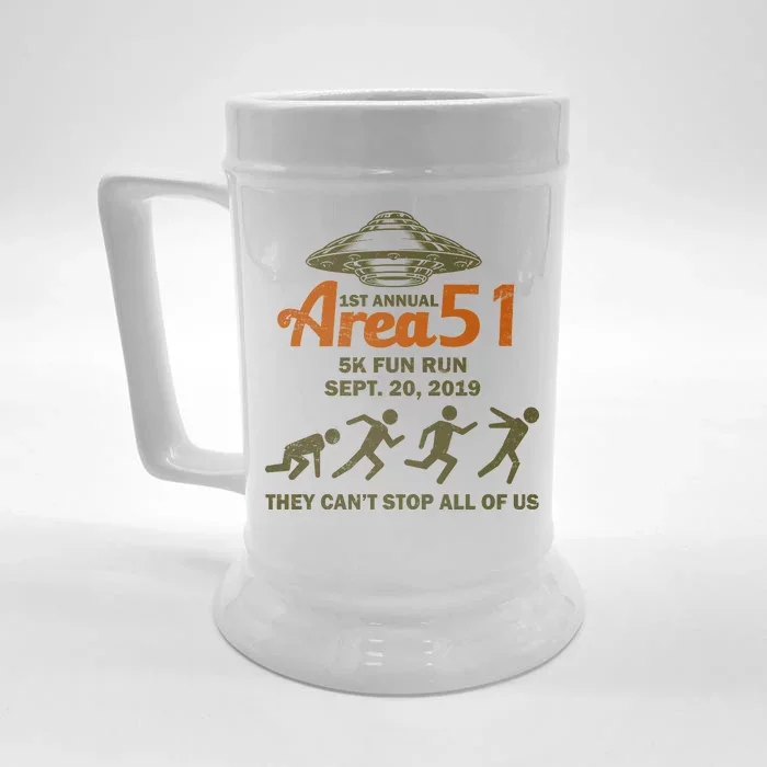 Storm Area 51 5K Fun Run Front & Back Beer Stein