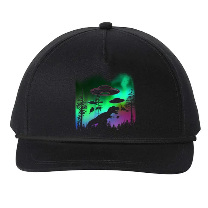 Storm Area 51 Alien Dinosaur UFO Snapback Five-Panel Rope Hat