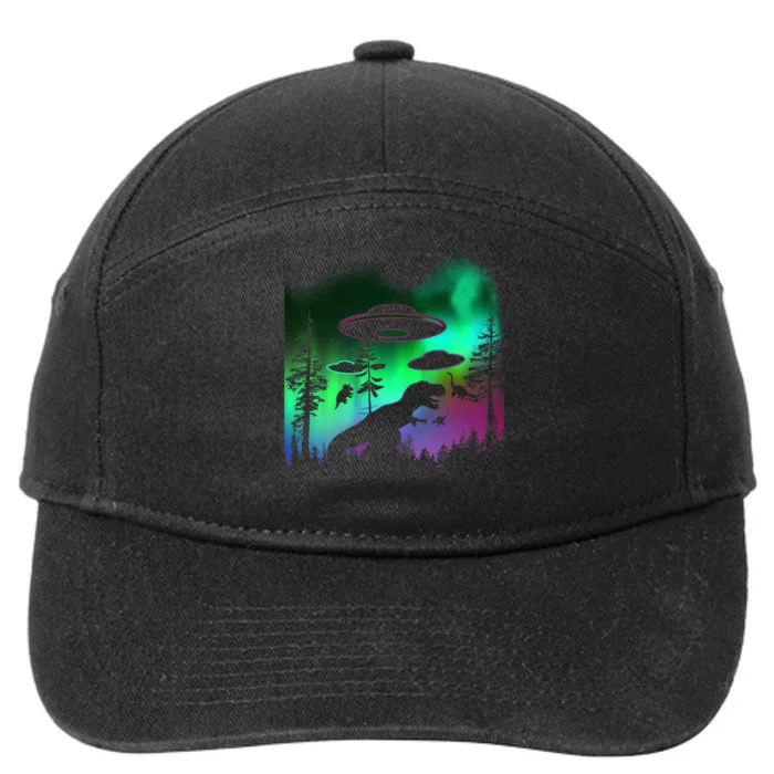 Storm Area 51 Alien Dinosaur UFO 7-Panel Snapback Hat