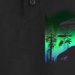 Storm Area 51 Alien Dinosaur UFO Dry Zone Grid Performance Polo