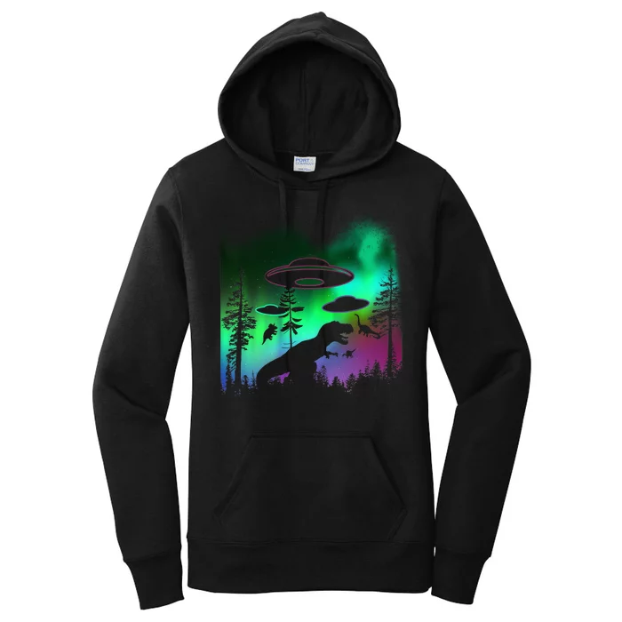 Storm Area 51 Alien Dinosaur UFO Women's Pullover Hoodie