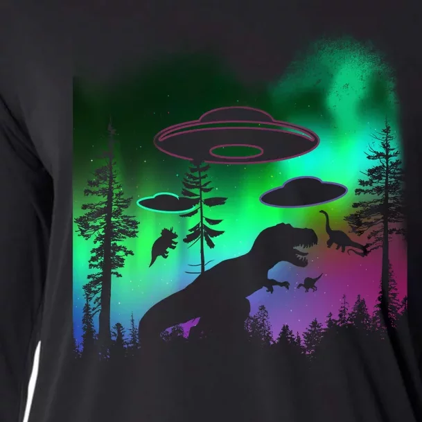 Storm Area 51 Alien Dinosaur UFO Cooling Performance Long Sleeve Crew