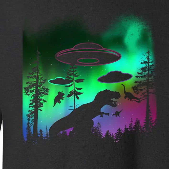 Storm Area 51 Alien Dinosaur UFO Toddler Sweatshirt