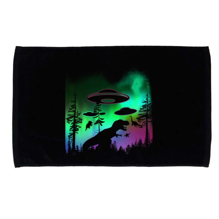 Storm Area 51 Alien Dinosaur UFO Microfiber Hand Towel