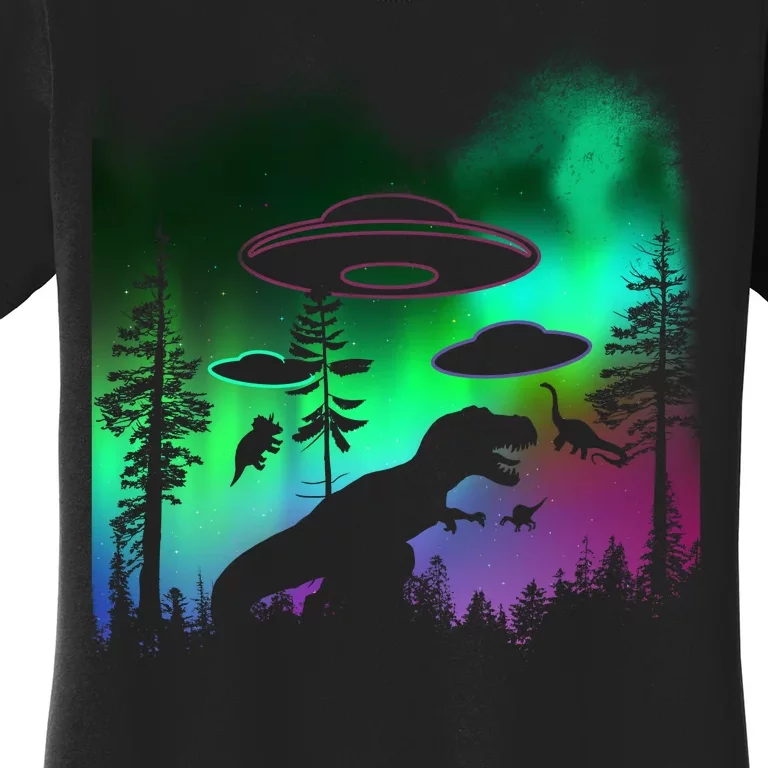 Storm Area 51 Alien Dinosaur UFO Women's T-Shirt