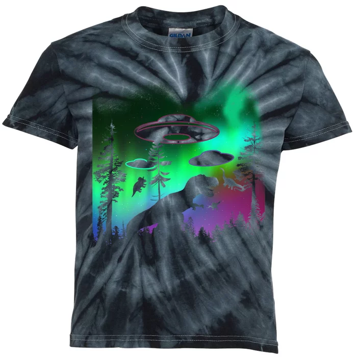 Storm Area 51 Alien Dinosaur UFO Kids Tie-Dye T-Shirt