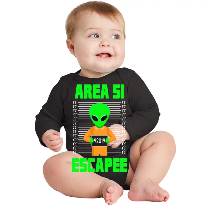 Storm Area 51 Alien Escapee Baby Long Sleeve Bodysuit