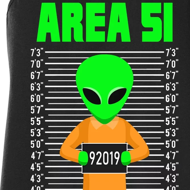 Storm Area 51 Alien Escapee Women's Racerback Tank