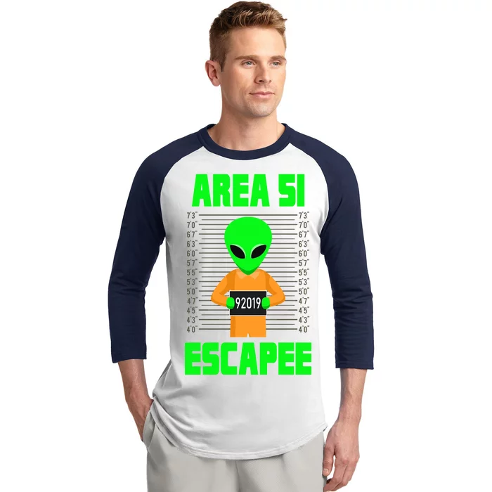 Storm Area 51 Alien Escapee Baseball Sleeve Shirt