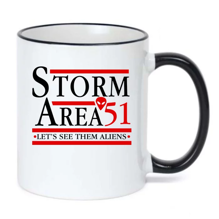 Storm Area 51 Campaign Black Color Changing Mug