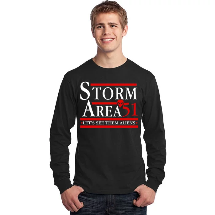 Storm Area 51 Campaign Tall Long Sleeve T-Shirt