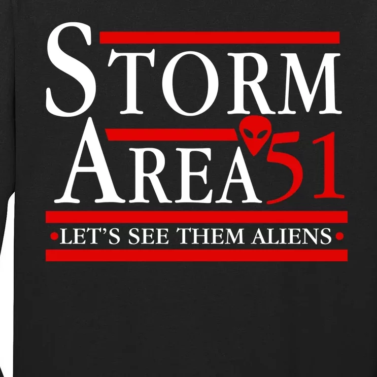 Storm Area 51 Campaign Tall Long Sleeve T-Shirt