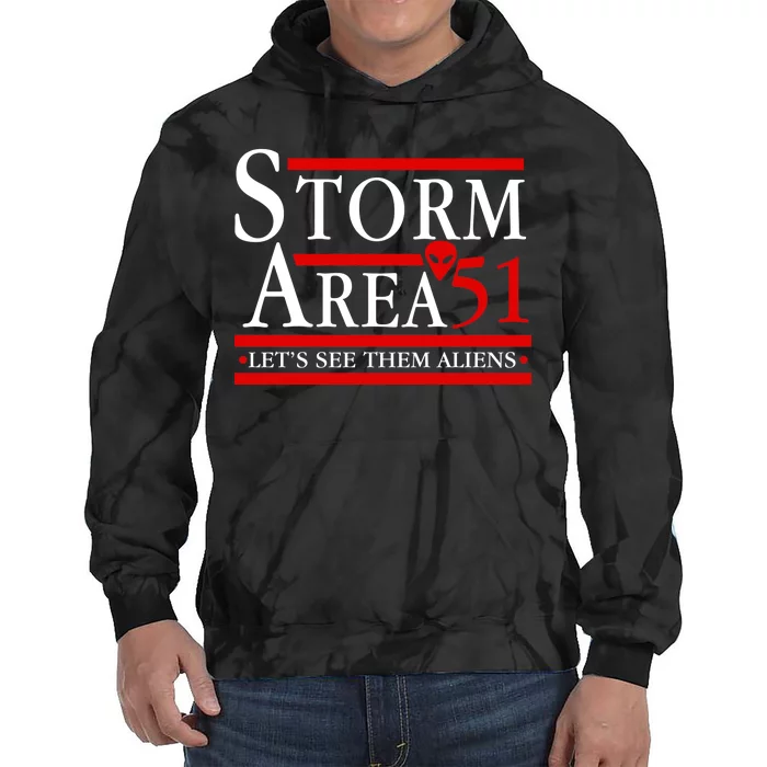 Storm Area 51 Campaign Tie Dye Hoodie