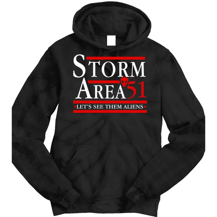 Storm Area 51 Campaign Tie Dye Hoodie